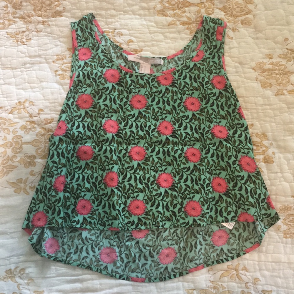 Forever 21 floral tank top